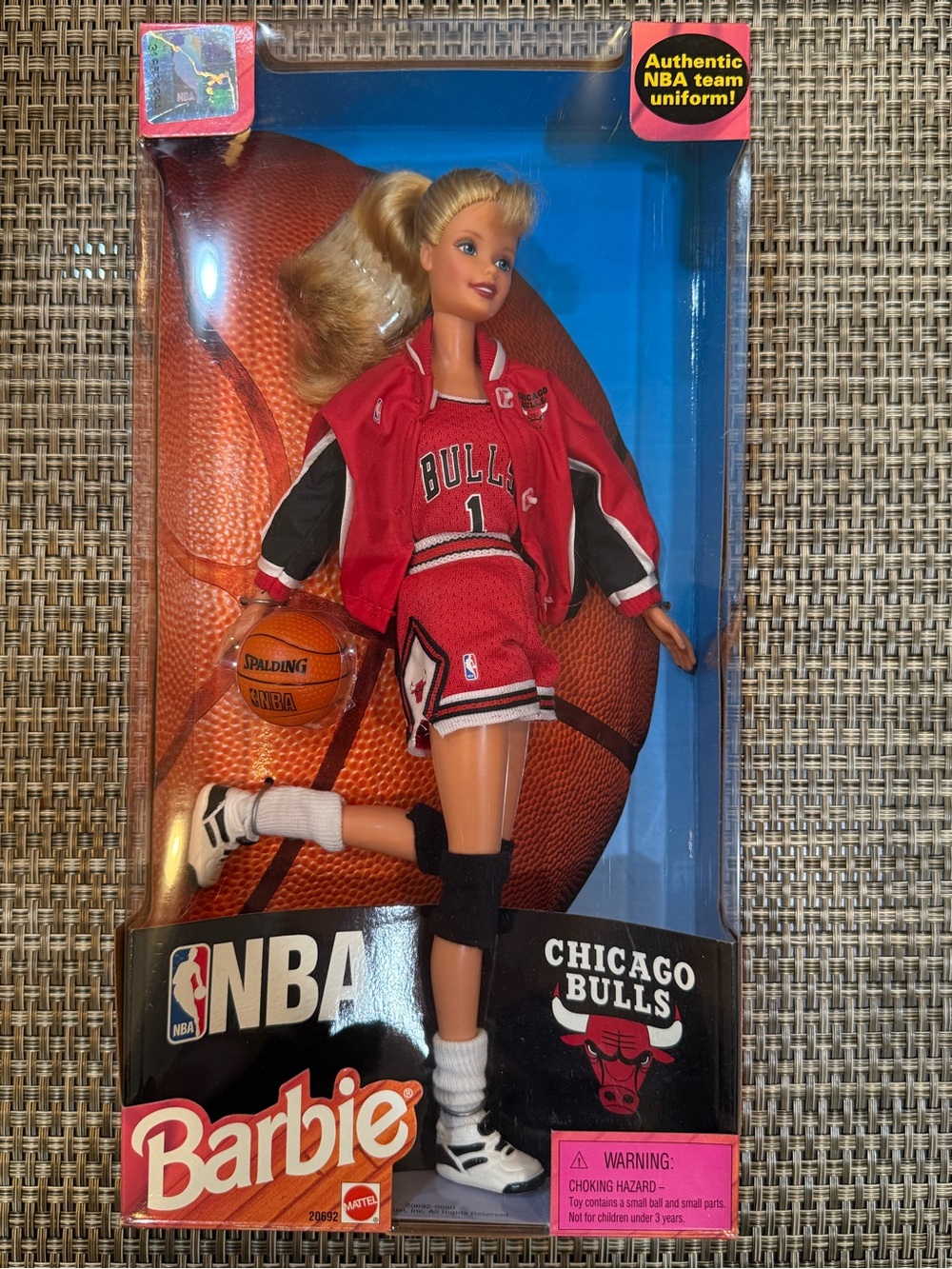 Barbie Chicago Bulls Doll in Red and Black Team Outfit